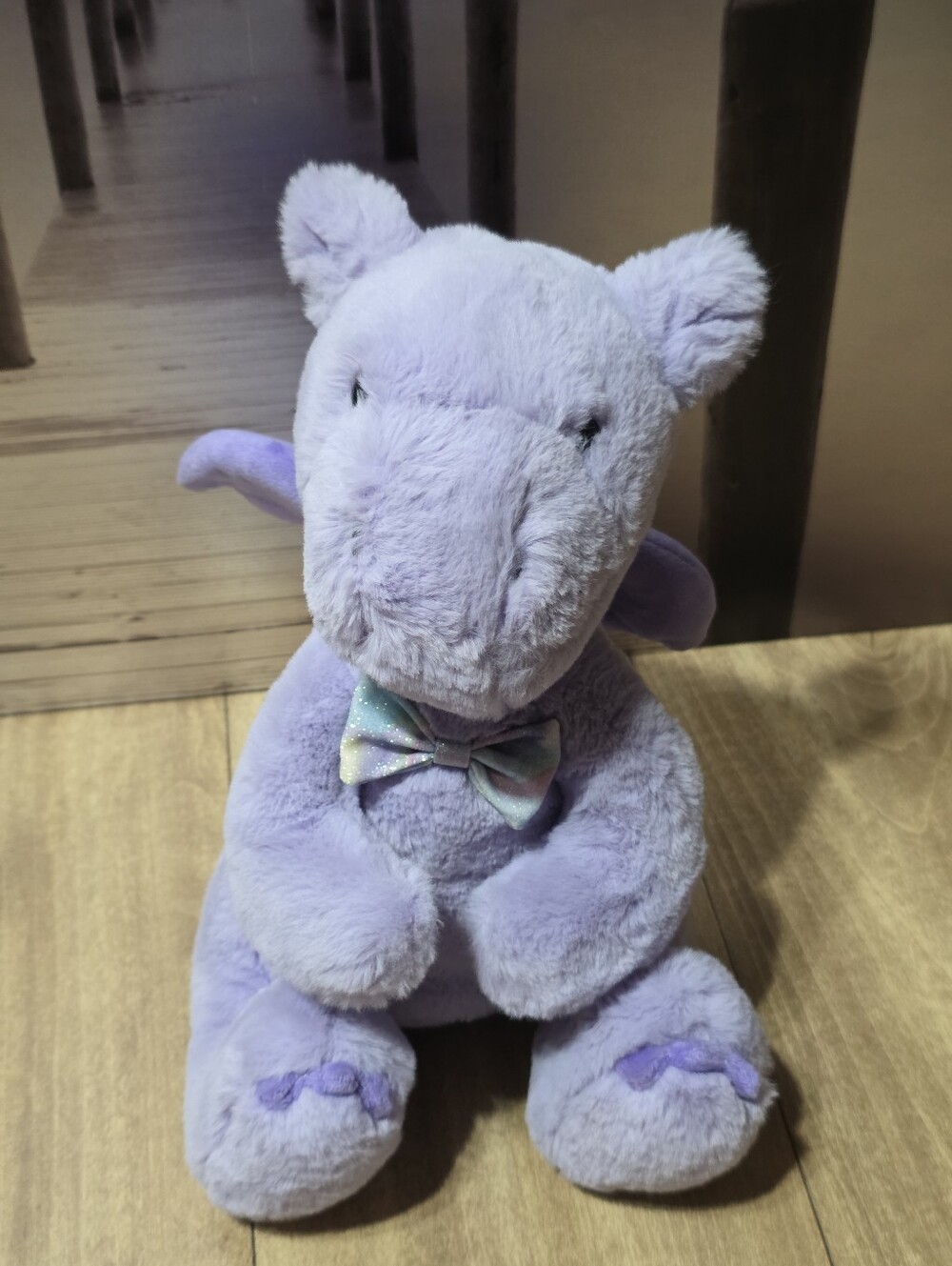 FAO Schwarz Sparklers 12" Purple Dragon Wear & Share Plush 2022